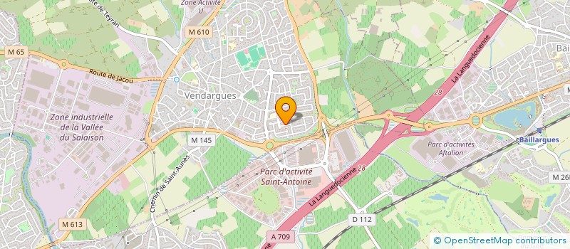 localisation de l'entreprise SCI JULOZ à VENDARGUES