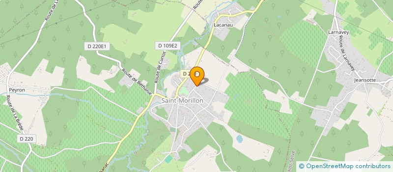 localisation de l'entreprise SCI JULPOT  SAINT-MORILLON