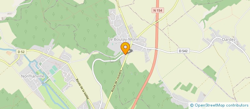 localisation de l'entreprise SCI JULRO  LE BOULAY-MORIN