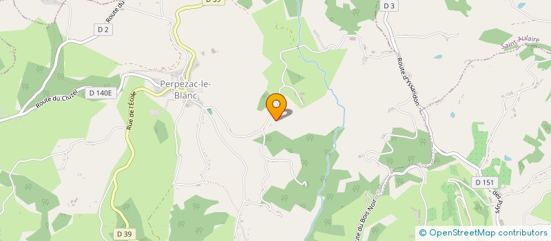 localisation de l'entreprise SCI JULROM  PERPEZAC-LE-BLANC