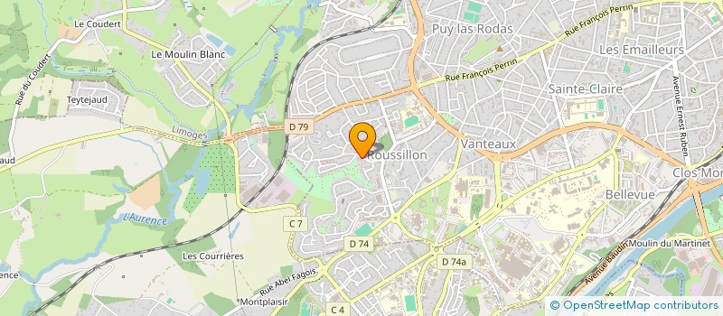 localisation de l'entreprise SCI JULTHO à LIMOGES