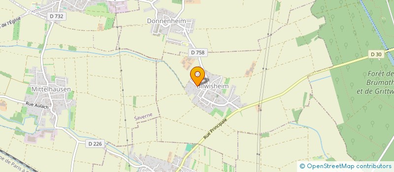 localisation de l'entreprise SCI JULTOM  BILWISHEIM