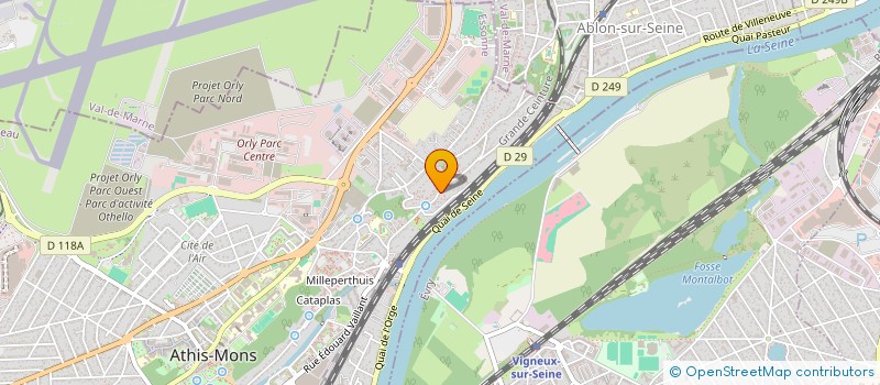 localisation de l'entreprise SCI JULU à ATHIS-MONS