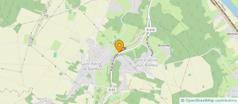 localisation de l'entreprise SCI JULU  SAINT-ETIENNE-SOUS-BAILLEUL