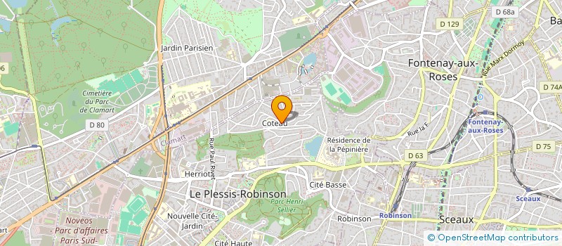 localisation de l'entreprise SCI JULUGE à LE PLESSIS-ROBINSON