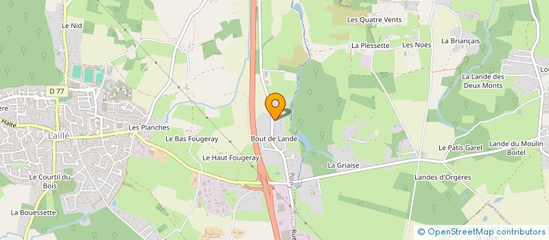 localisation de l'entreprise SCI JULUMAR  LAILLE