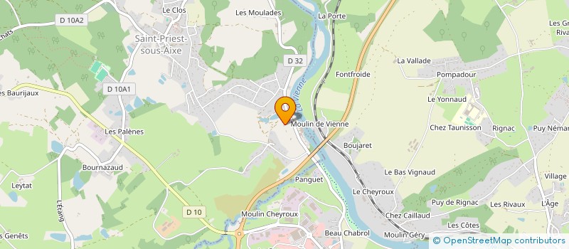 localisation de l'entreprise SCI JULUS 87 à SAINT-PRIEST-SOUS-AIXE