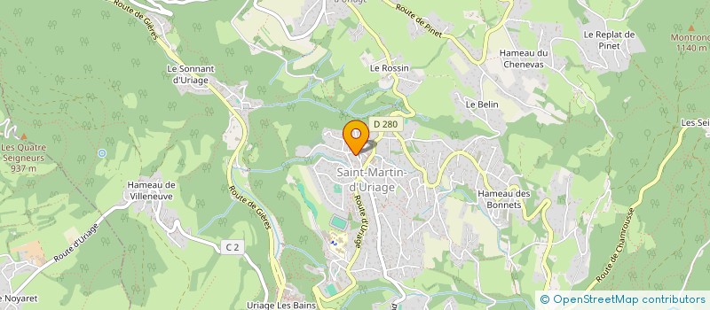 localisation de l'entreprise SCI JULY  SAINT-MARTIN-D'URIAGE