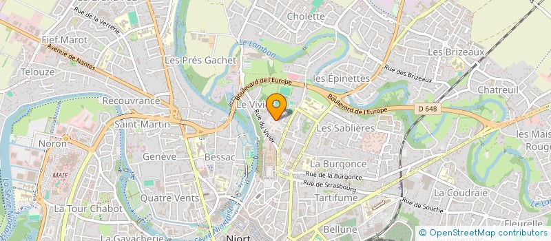 localisation de l'entreprise SCI JULY  NIORT