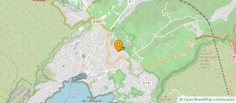 localisation de l'entreprise SCI JULY  CASSIS