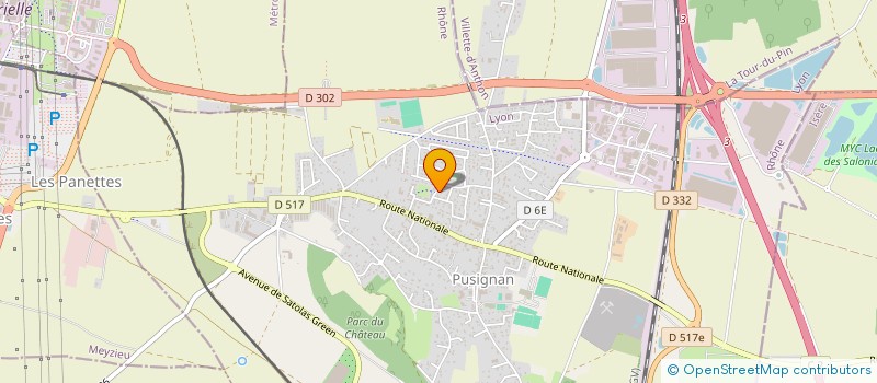 localisation de l'entreprise SCI JULY  PUSIGNAN