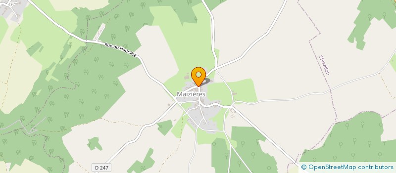 localisation de l'entreprise SCI JULYSSE à MAIZIERES