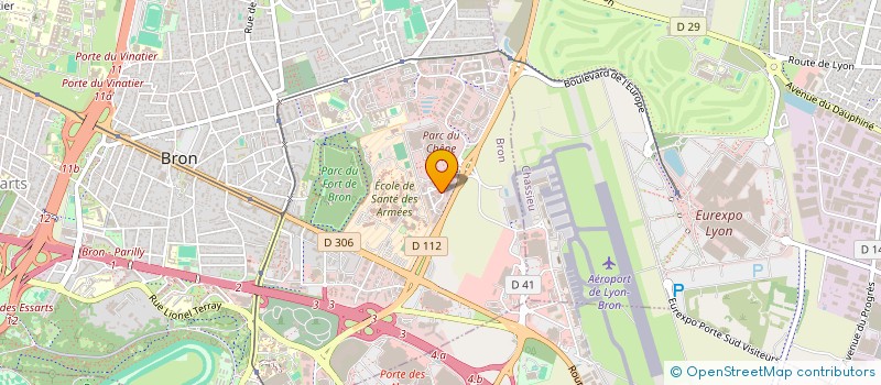 localisation de l'entreprise SCI JUMA  BRON