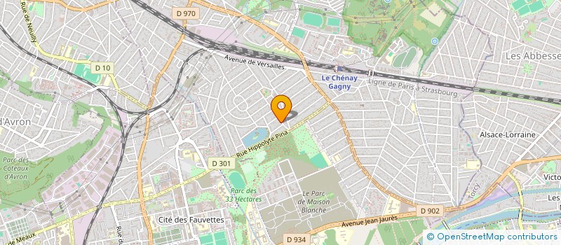 localisation de l'entreprise SCI JUMA à GAGNY
