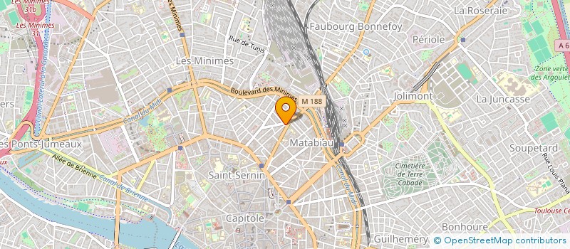 localisation de l'entreprise SCI JUMA à TOULOUSE