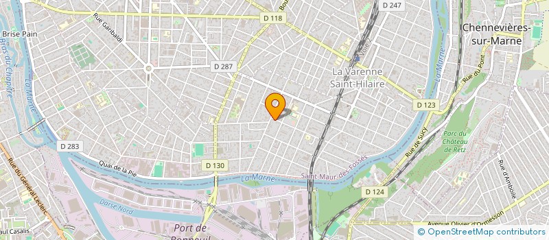 localisation de l'entreprise SCI JUMA à SAINT-MAUR-DES-FOSSES