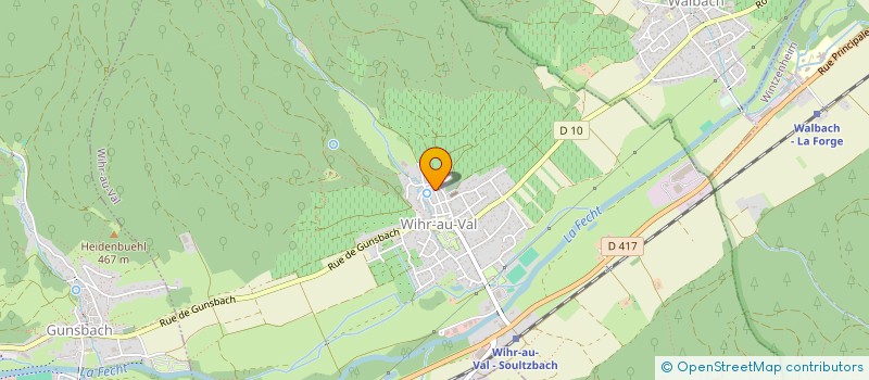 localisation de l'entreprise SCI JUMA ET SUCCESSEURS  WIHR-AU-VAL