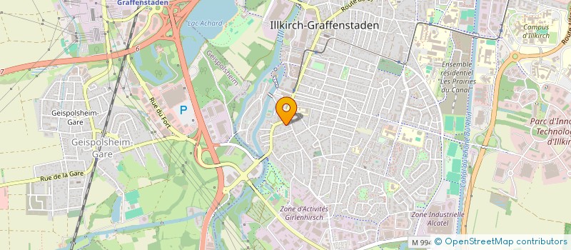 localisation de l'entreprise SCI JUMACOCO  ILLKIRCH-GRAFFENSTADEN