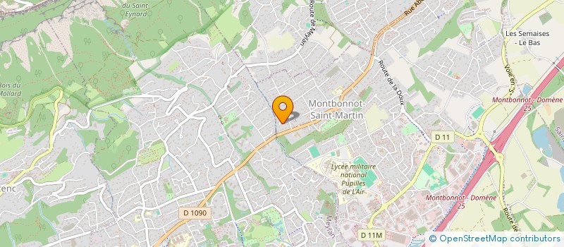 localisation de l'entreprise SCI JUMAEV  MONTBONNOT-SAINT-MARTIN