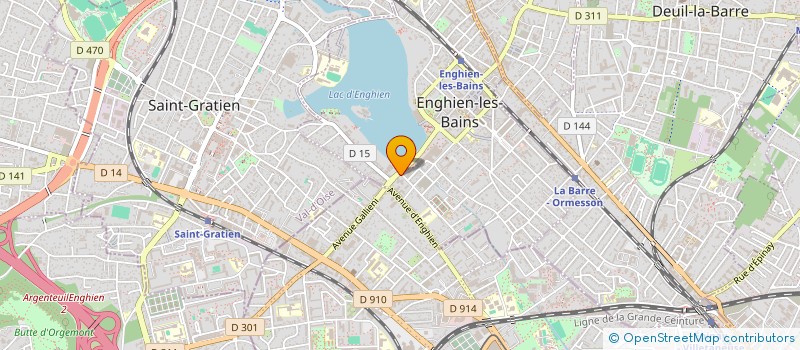 localisation de l'entreprise SCI JUMAH à ENGHIEN-LES-BAINS