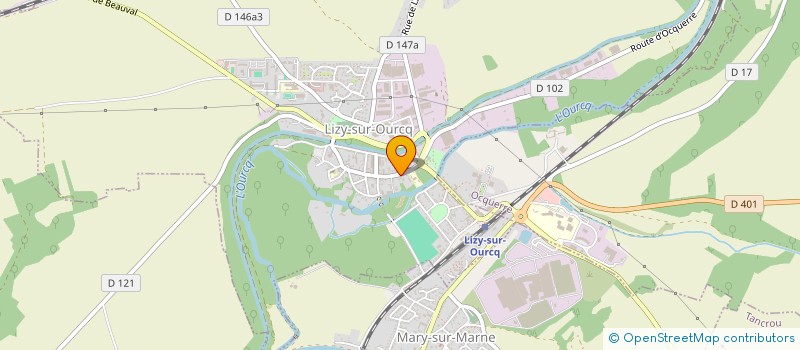 localisation de l'entreprise SCI JUMAKA  LIZY-SUR-OURCQ