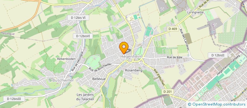 localisation de l'entreprise SCI JUMALA  HESINGUE