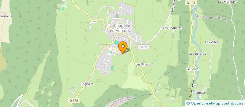 localisation de l'entreprise SCI JUMALIOR à LA CHAPELLE-EN-VERCORS