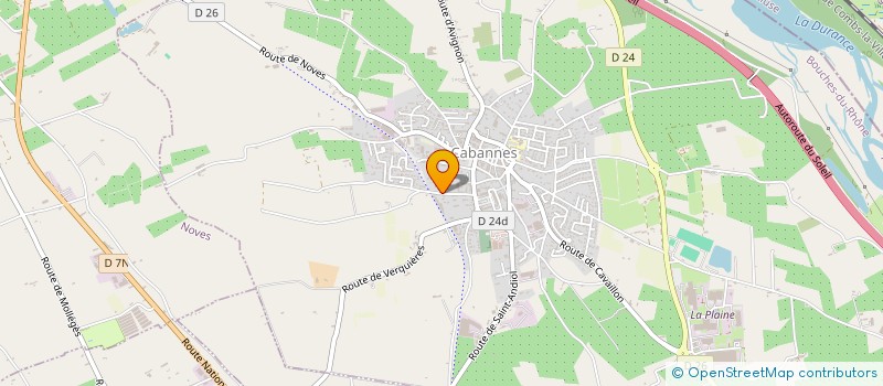 localisation de l'entreprise SCI JUMALOU  CABANNES