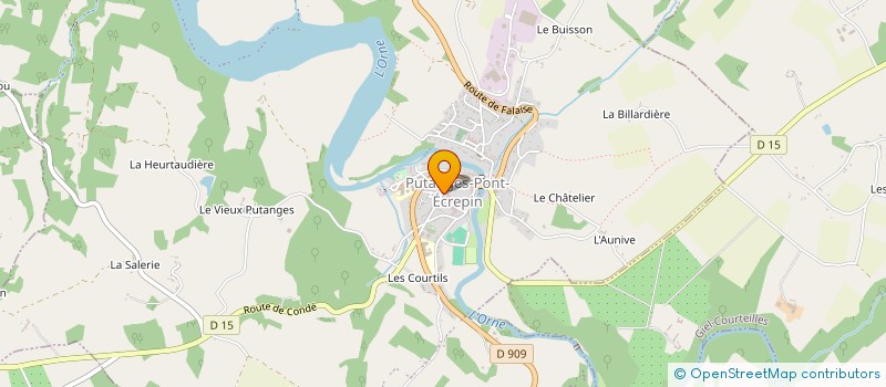 localisation de l'entreprise SCI JUMALY à PUTANGES-LE-LAC