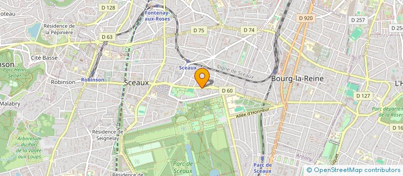 localisation de l'entreprise SCI JUMAP à SCEAUX