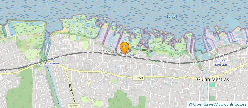 localisation de l'entreprise SCI JUMAP  GUJAN-MESTRAS