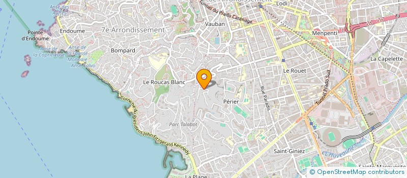 localisation de l'entreprise SCI JUMAR à MARSEILLE