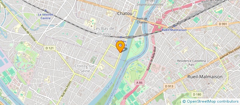 localisation de l'entreprise SCI JUMAROLA  CHATOU