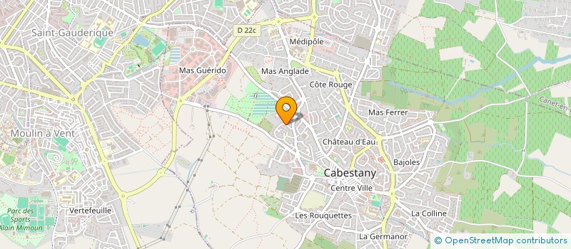 localisation de l'entreprise SCI JUMASAVI  CABESTANY