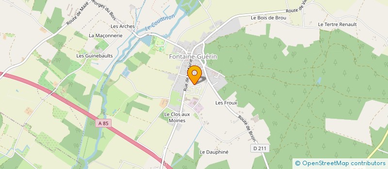 localisation de l'entreprise SCI JUMATELDY à BRISSAC LOIRE AUBANCE