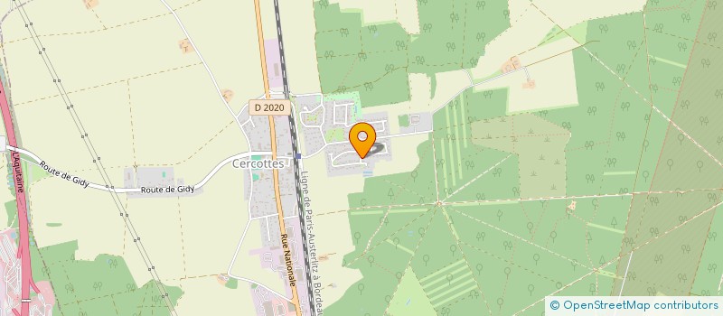 localisation de l'entreprise SCI JUMATH à CERCOTTES