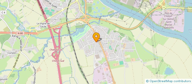 localisation de l'entreprise SCI JUMATIENNE  SEVREY