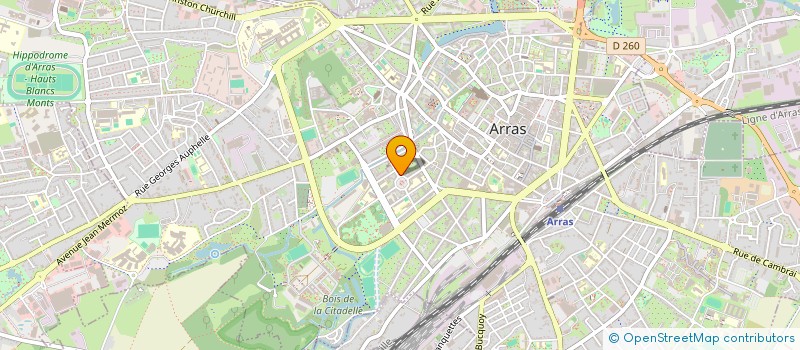 localisation de l'entreprise SCI JUMAU à ARRAS