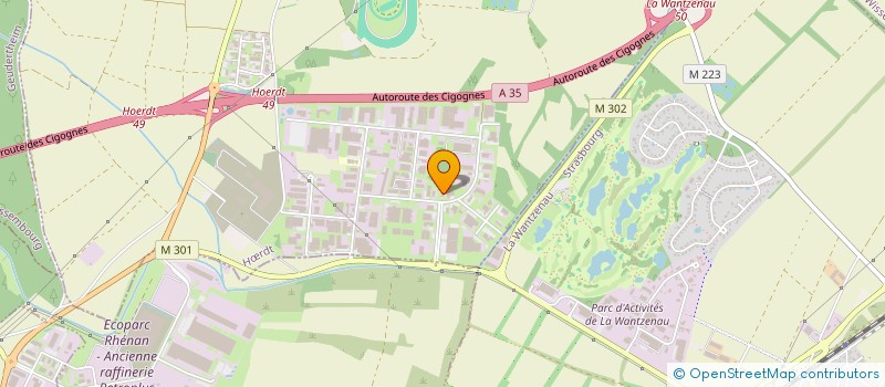 localisation de l'entreprise SCI JUMAX  HRDT