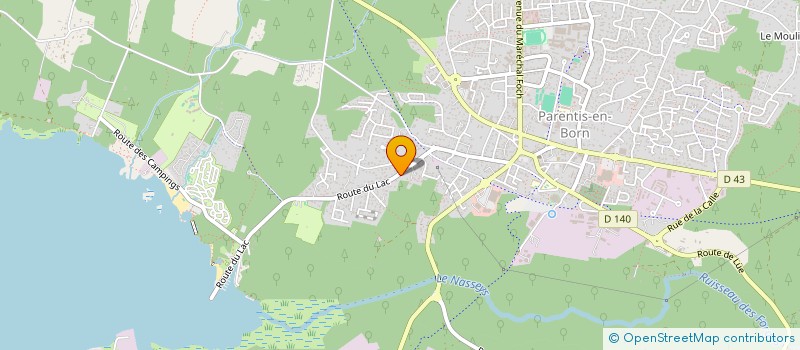 localisation de l'entreprise SCI JUMAYA  PARENTIS-EN-BORN