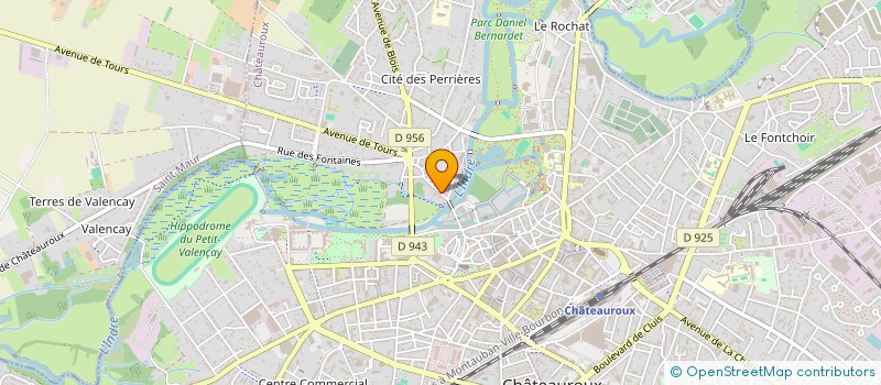localisation de l'entreprise SCI JUMBO à CHATEAUROUX