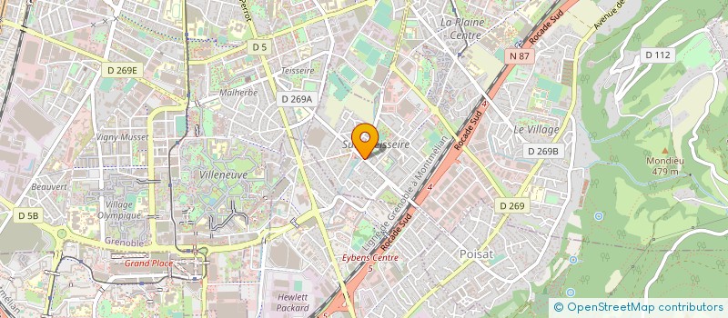 localisation de l'entreprise SCI JUMEAU  SAINT-MARTIN-D'HERES