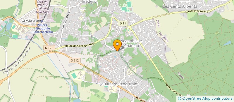 localisation de l'entreprise SCI JUMEAUX  JOUARS-PONTCHARTRAIN