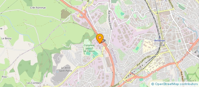 localisation de l'entreprise SCI JUMEAUX 92  LA RICAMARIE