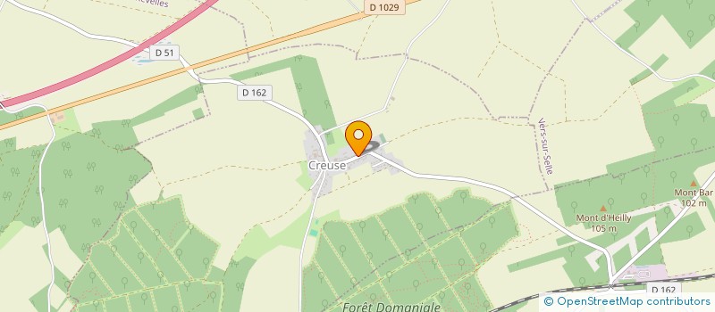 localisation de l'entreprise SCI JUMEAUX FT  CREUSE