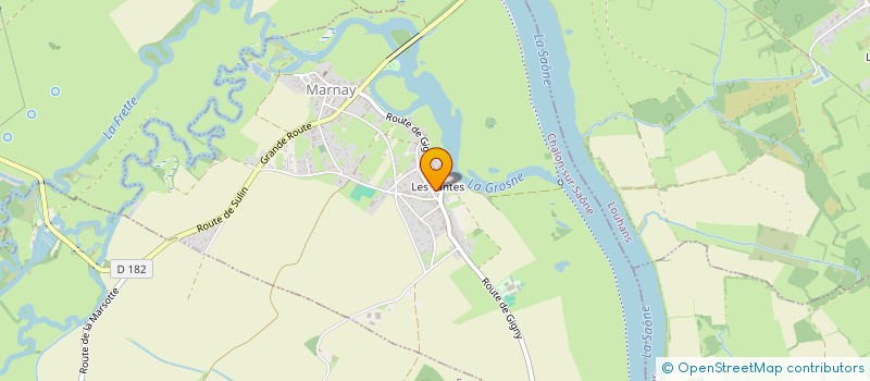 localisation de l'entreprise SCI JUMEL  MARNAY