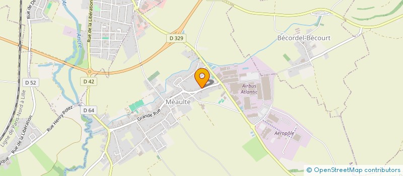 localisation de l'entreprise SCI JUMEL DEHEUL  MEAULTE