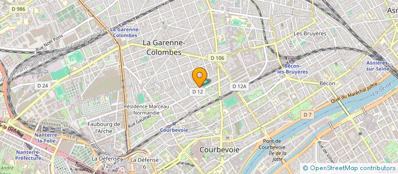 localisation de l'entreprise SCI JUMENT à COURBEVOIE