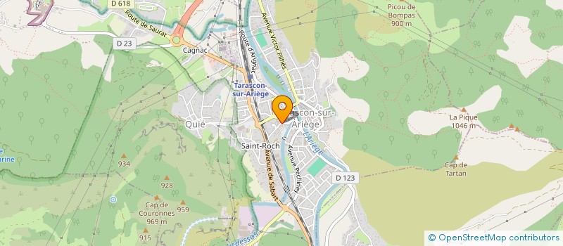 localisation de l'entreprise SCI JUMIKRI à TARASCON-SUR-ARIEGE