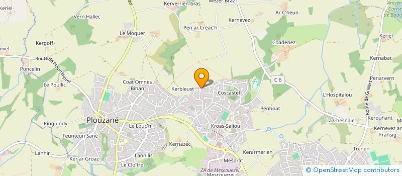 localisation de l'entreprise SCI JUMILE  PLOUZANE